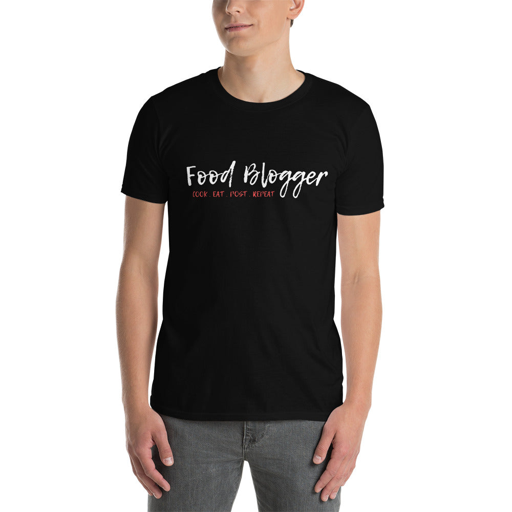 Food Blogger - Cook Eat Post Repeat - Short-Sleeve Unisex T-Shirt