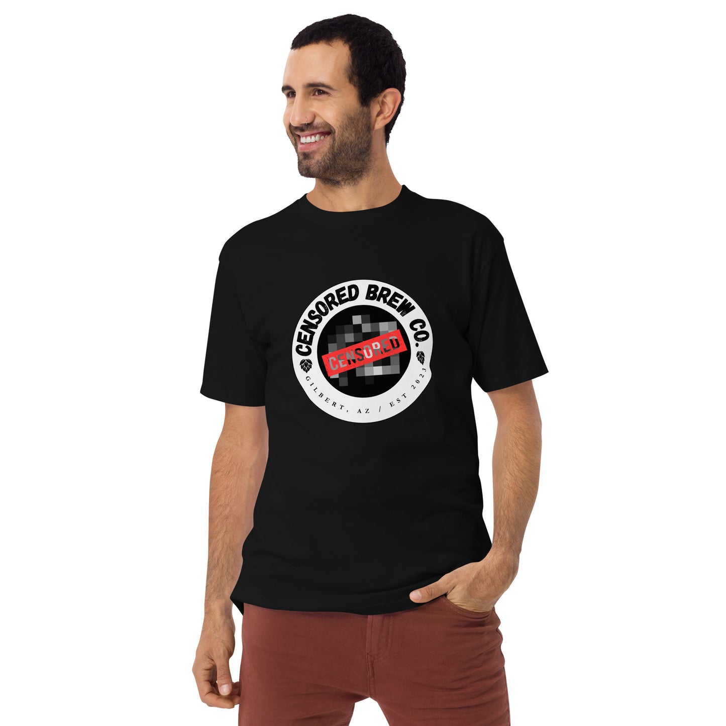 Censored Brew Co - Men’s premium heavyweight tee