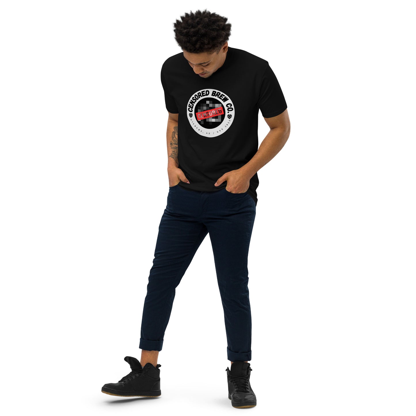 Censored Brew Co - Men’s premium heavyweight tee