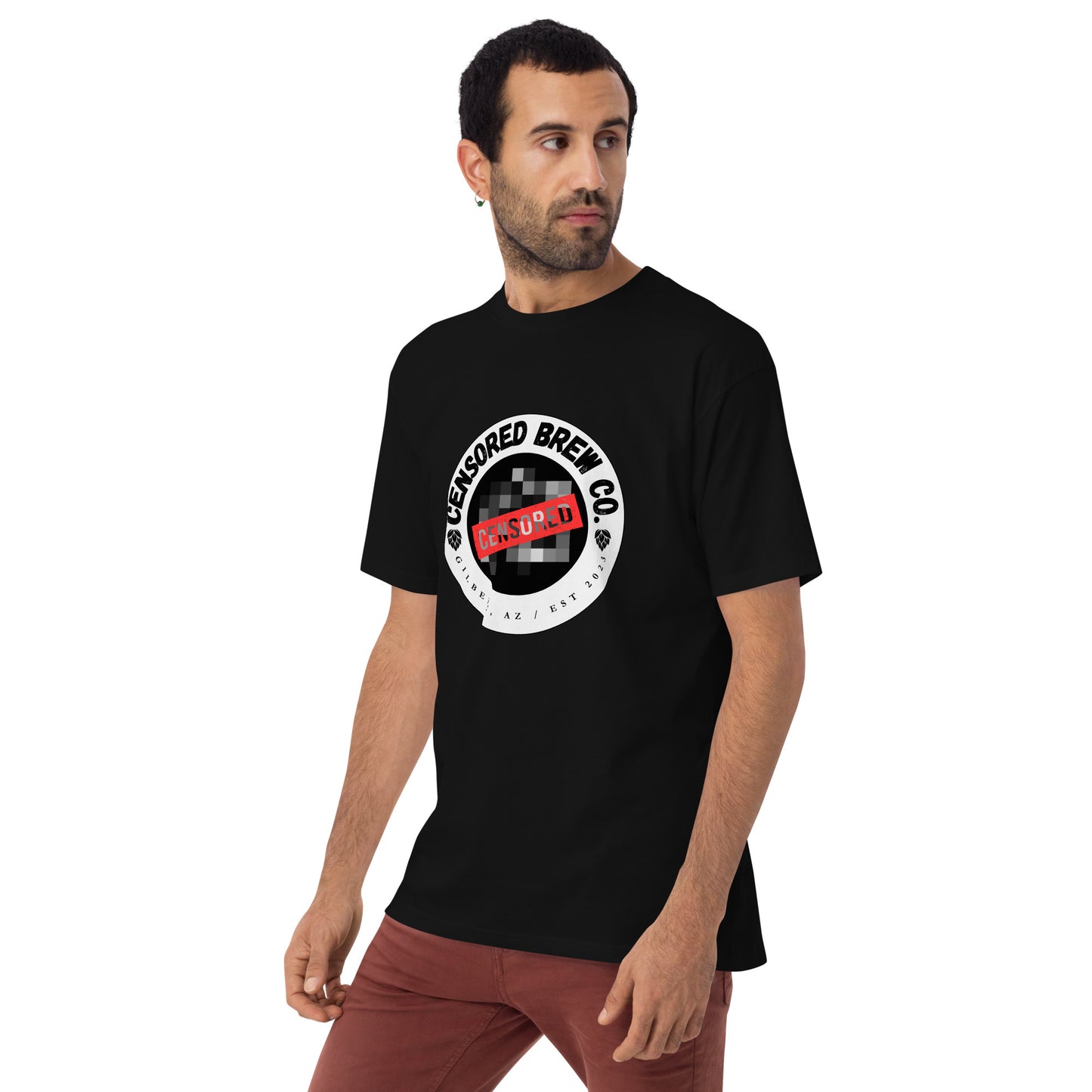 Censored Brew Co - Men’s premium heavyweight tee