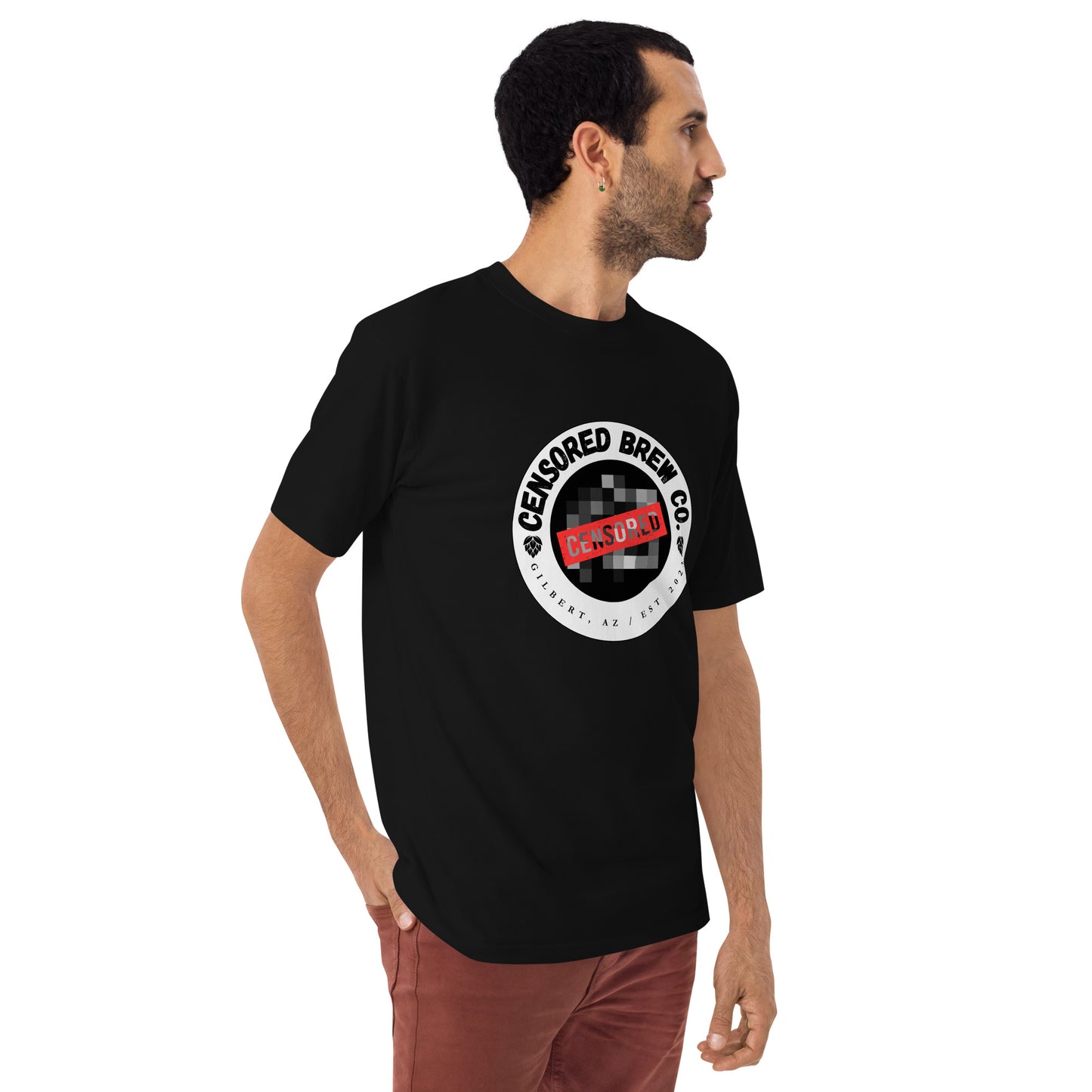 Censored Brew Co - Men’s premium heavyweight tee