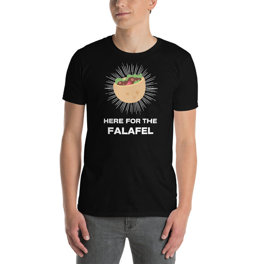 "Here for the Falafel" - Short-Sleeve Unisex T-Shirt