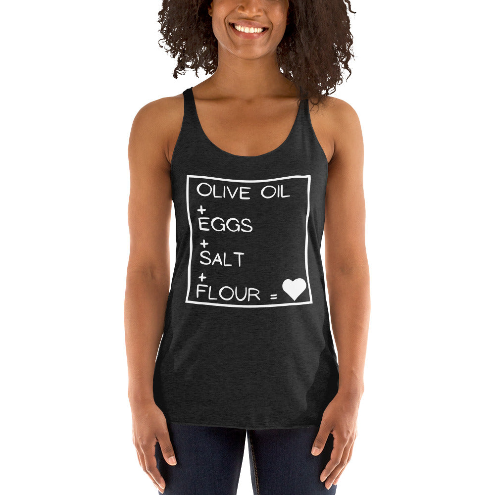 Pasta Ingredients - Women's Racerback Tank